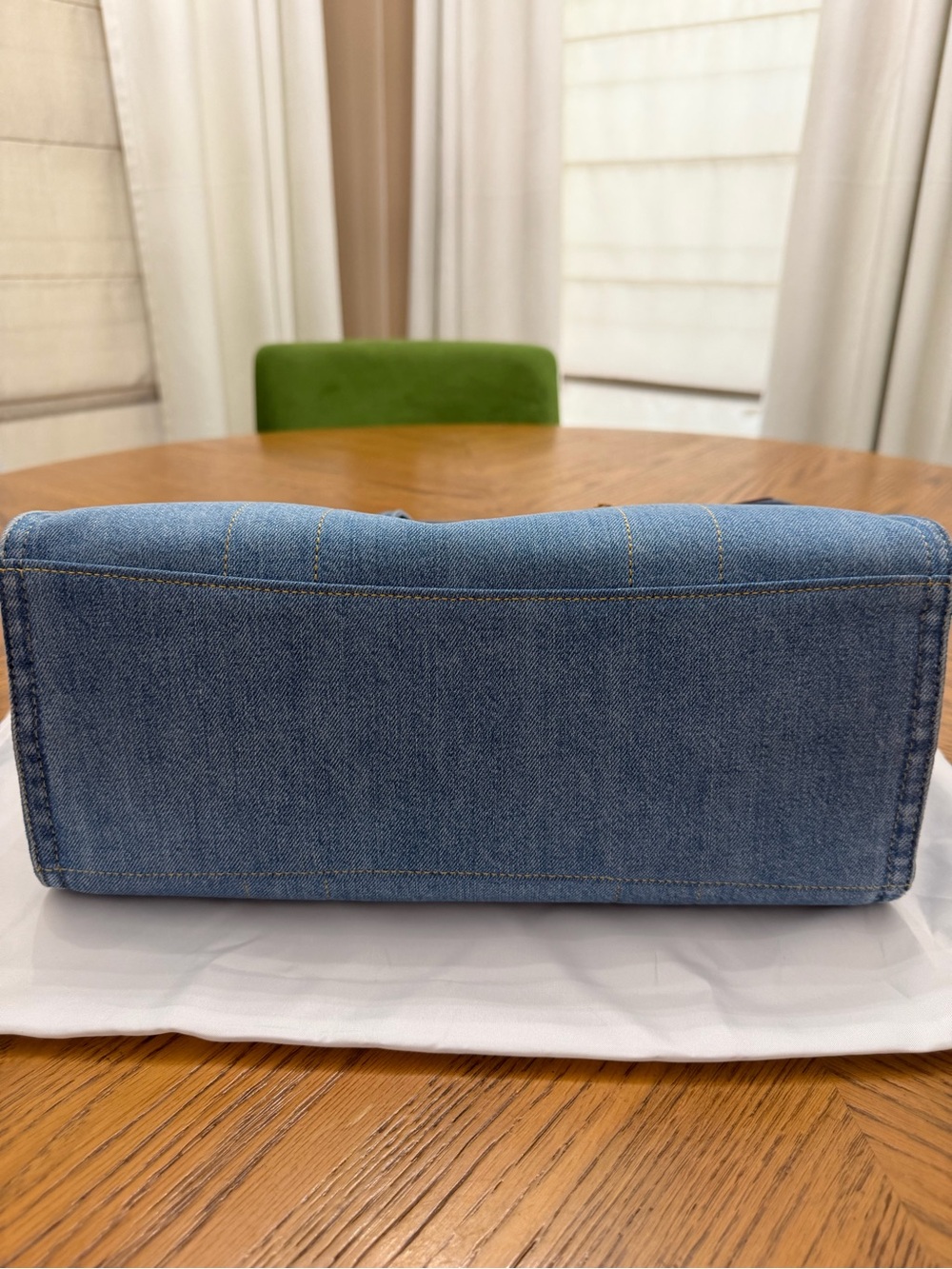 COACH Denim Cargo Tote & Dust Bag NWOT - Picture 13 of 15